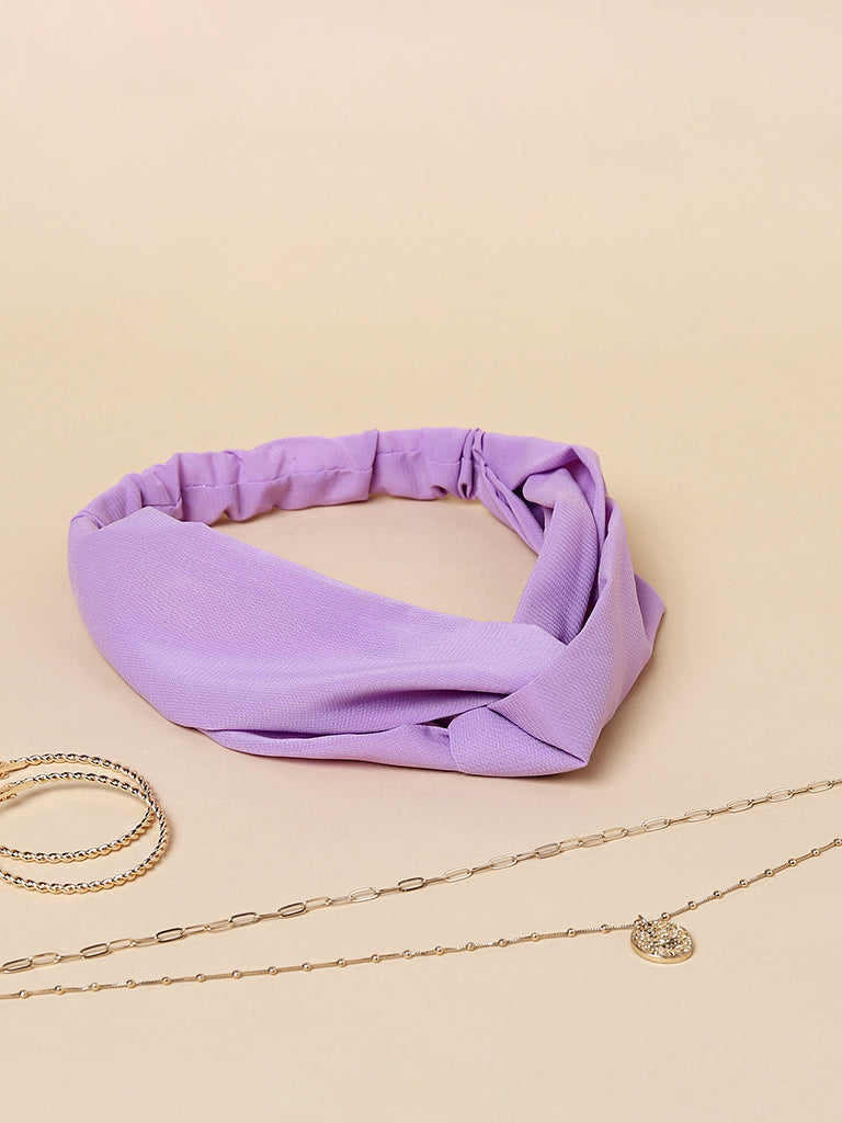 Misbu Lavender Twisted Hairband