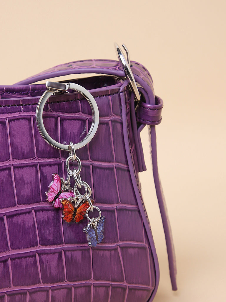 Misbu Multicolored Butterfly Bag Charm