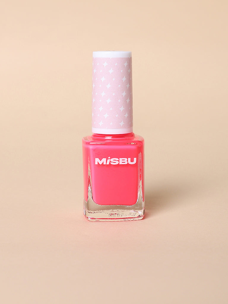 Misbu Neon Dark Pink Nail Colour 9 ml