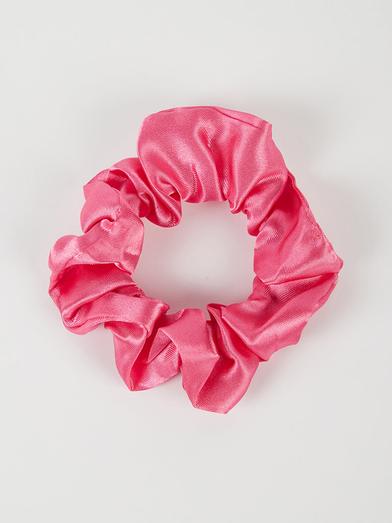 Misbu Yellow and Pink Scrunchies - Set of 2