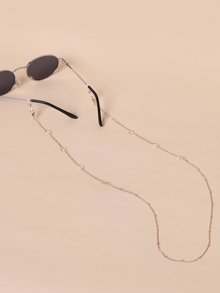 Misbeliv Gold Star Sunglasses Chain