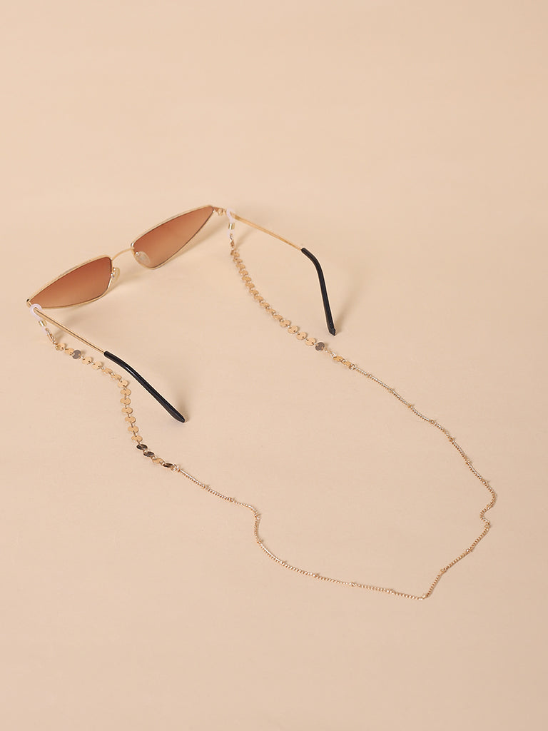 Misbeliv Gold-Toned Sequence Sunglasses Chain