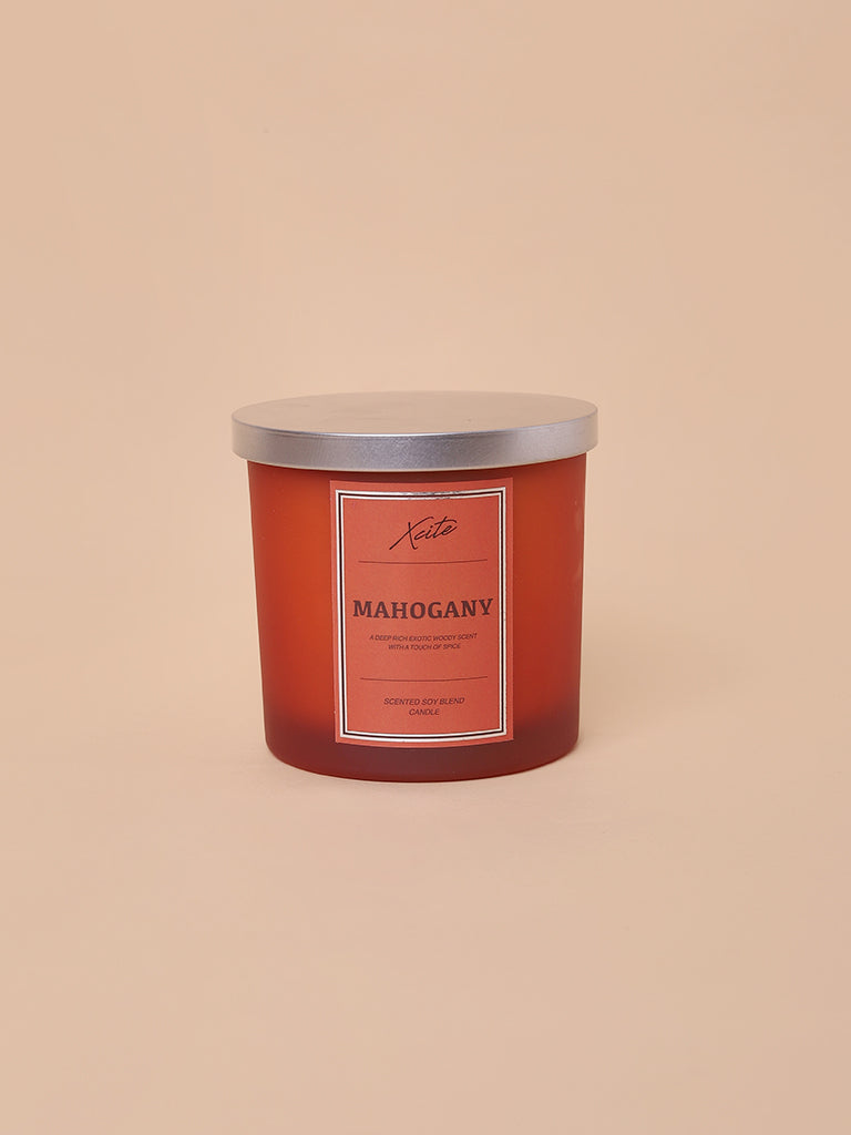 Xcite Burnt Orange Mahagony Soy-Blend Candle 400g