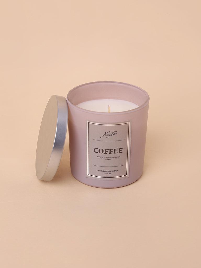 Xcite Beige Coffee Soy-Blend Candle 200g