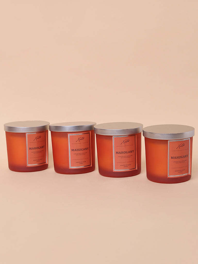 Xcite Burnt Orange Mahagony Soy-Blend Candle 200g