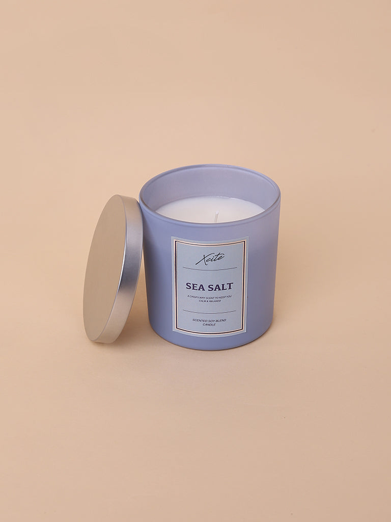 Xcite Blue Sea Salt Soy-Blend Candle 200g
