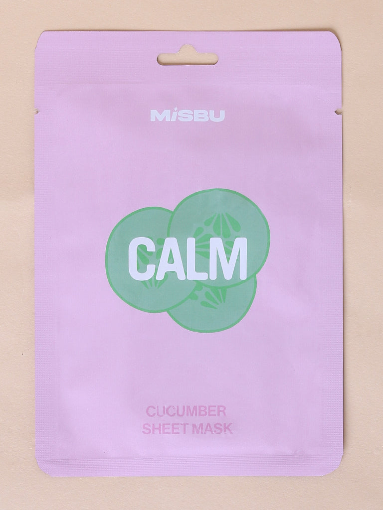 MISBU Calm Sheet Mask - Cucumber