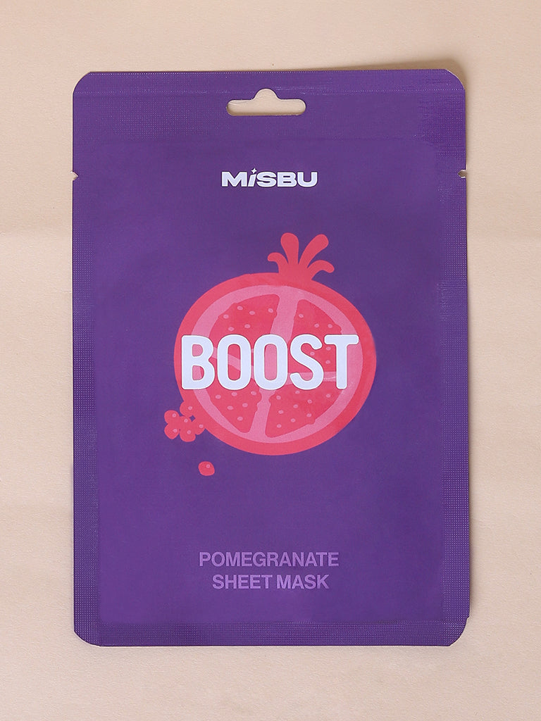 MISBU Boost Sheet Mask -l Pomegranate