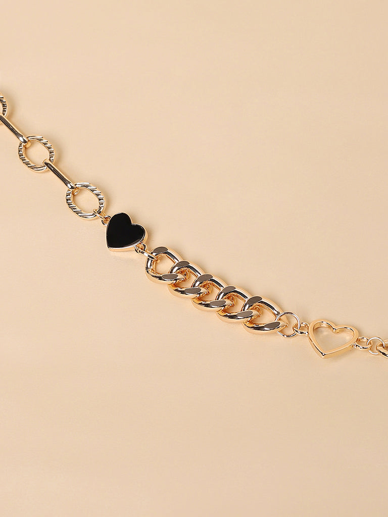 Misbu Chunky Link Chain With Heart