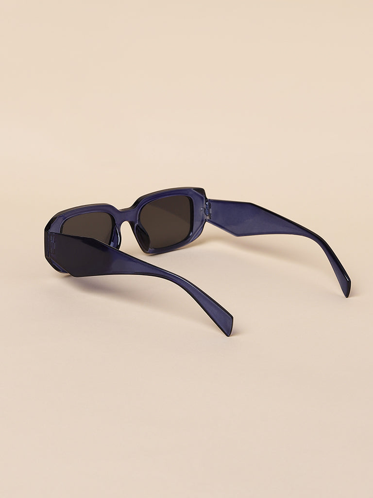 Misbu Xclusive Blue Rectangle Sunglasses