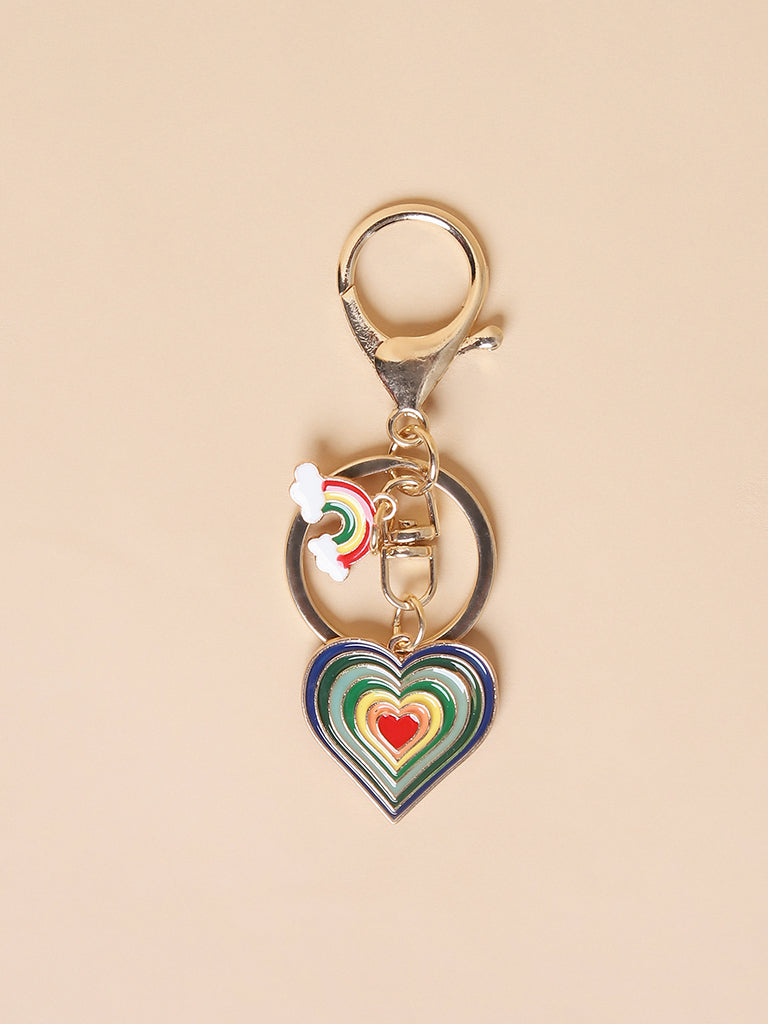 Misbu Pink Heart Bag Charm