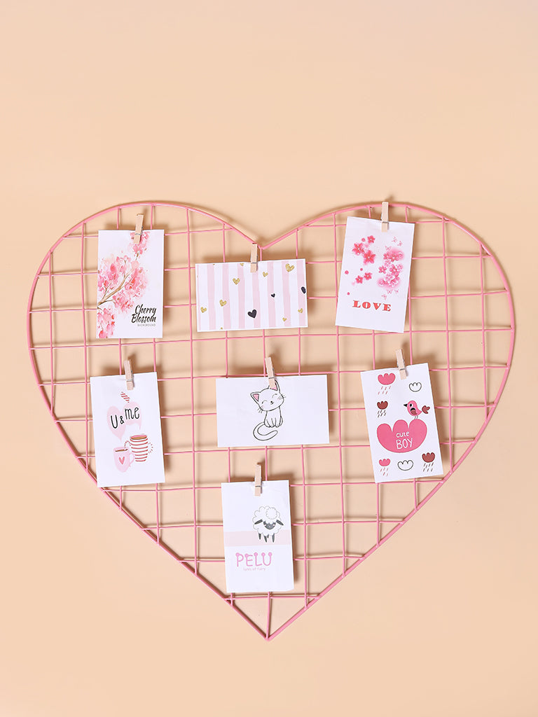 Misbu Pink Heart - Shape Frame